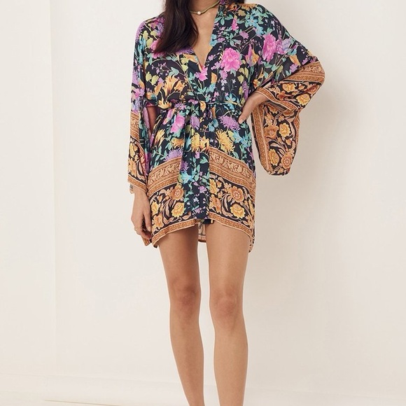 Spell Other - Spell Butterfly Short Kimono Robe